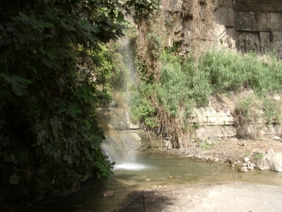 En Gedi - Wasserfall unten